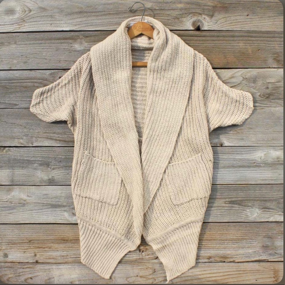 spool72 Pinecone Knit Wrap Sweater